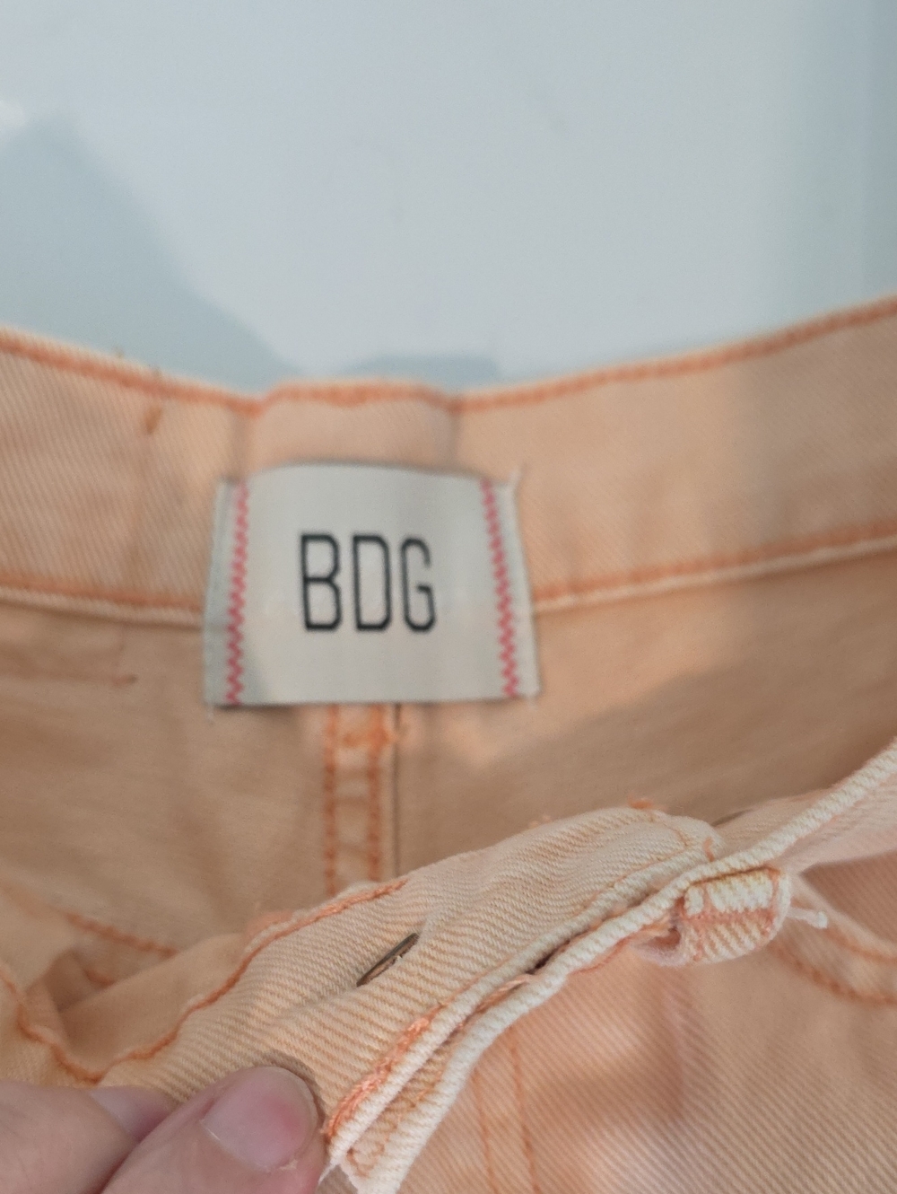 BDG Peach-Orange Denim Jeans